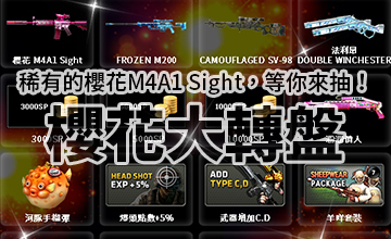 【01/07】櫻花大轉盤！